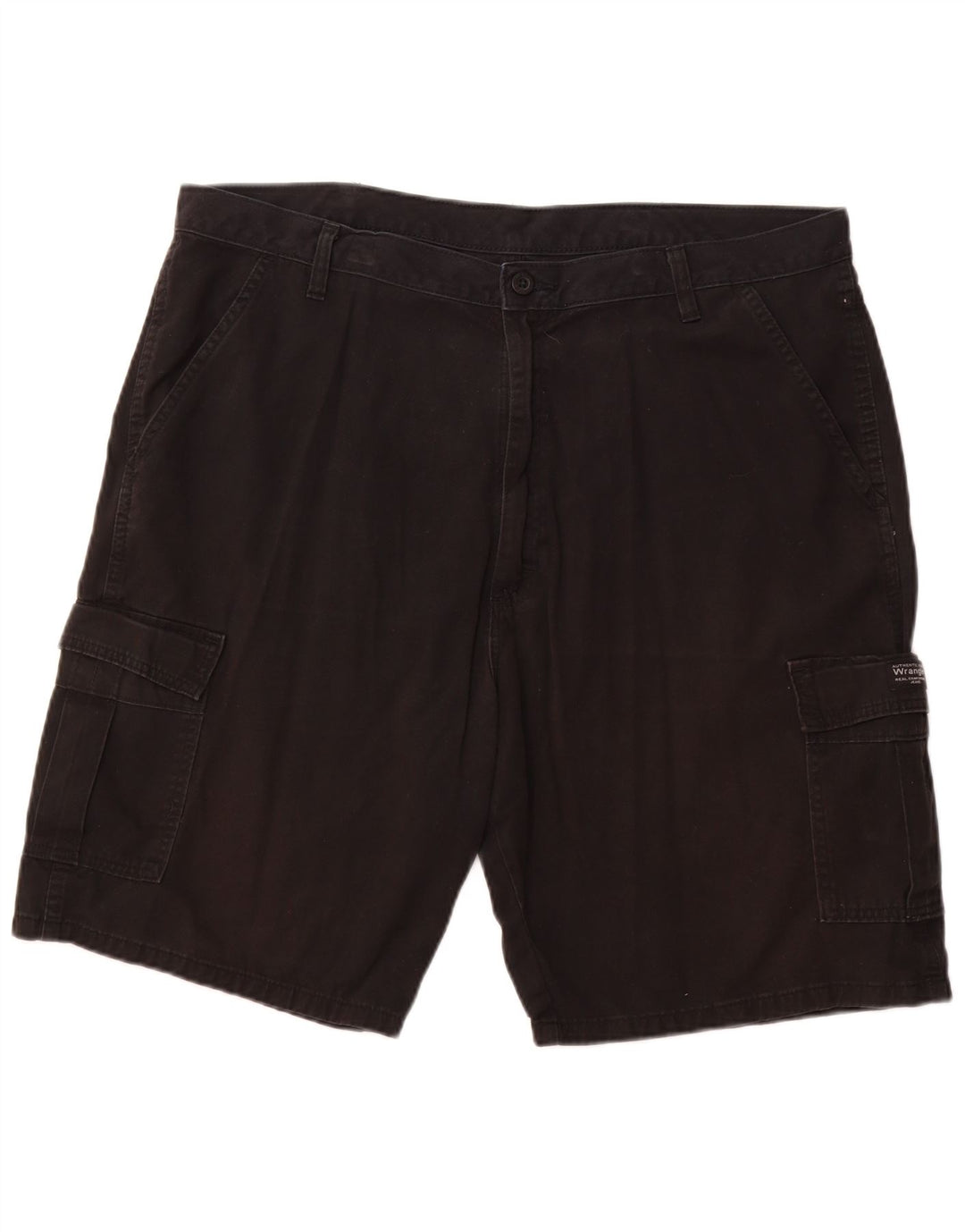 Męskie spodenki cargo WRANGLER W40 XL, czarne, bawełniane