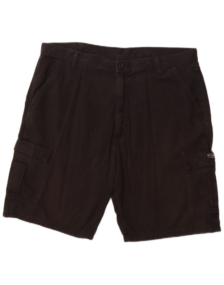 Męskie spodenki cargo WRANGLER W40 XL, czarne, bawełniane