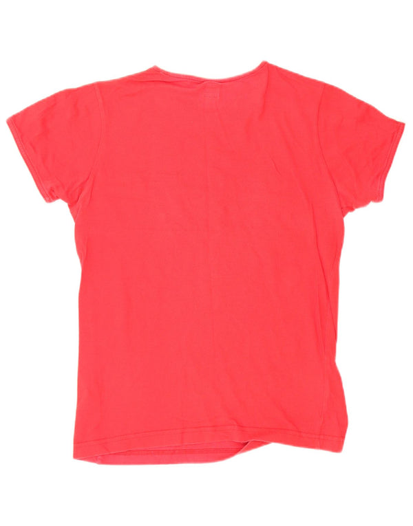Adidas Mens T-Shirt Top XS Red Striped Cotton