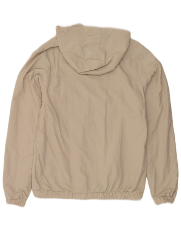 Damska kurtka przeciwdeszczowa Ellesse Oversize z kapturem UK 8 Small Beige Nylon