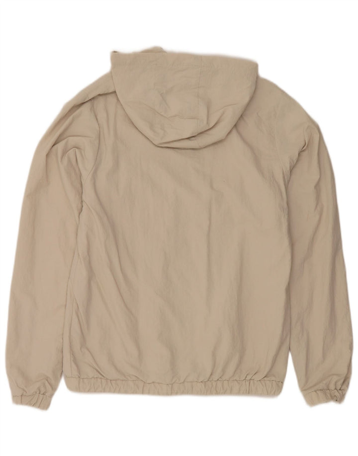 Damska kurtka przeciwdeszczowa Ellesse Oversize z kapturem UK 8 Small Beige Nylon