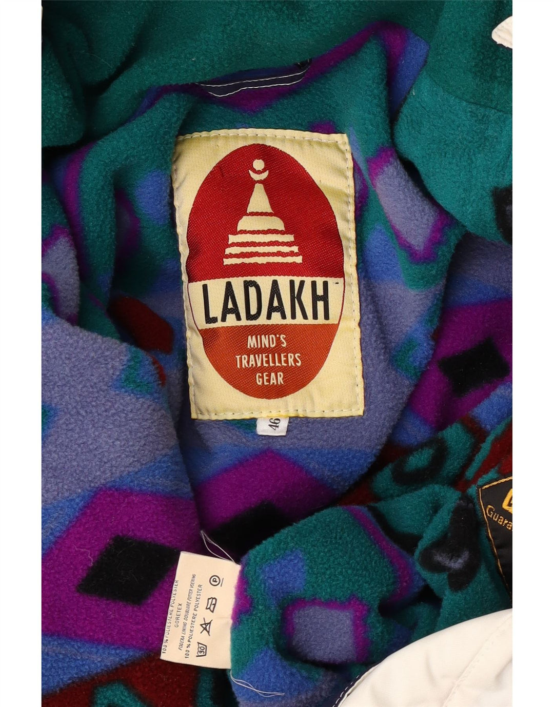 Ladakh damska kurtka wiatrówka z kapturem, oversize, EU 46 XL, biały poliester