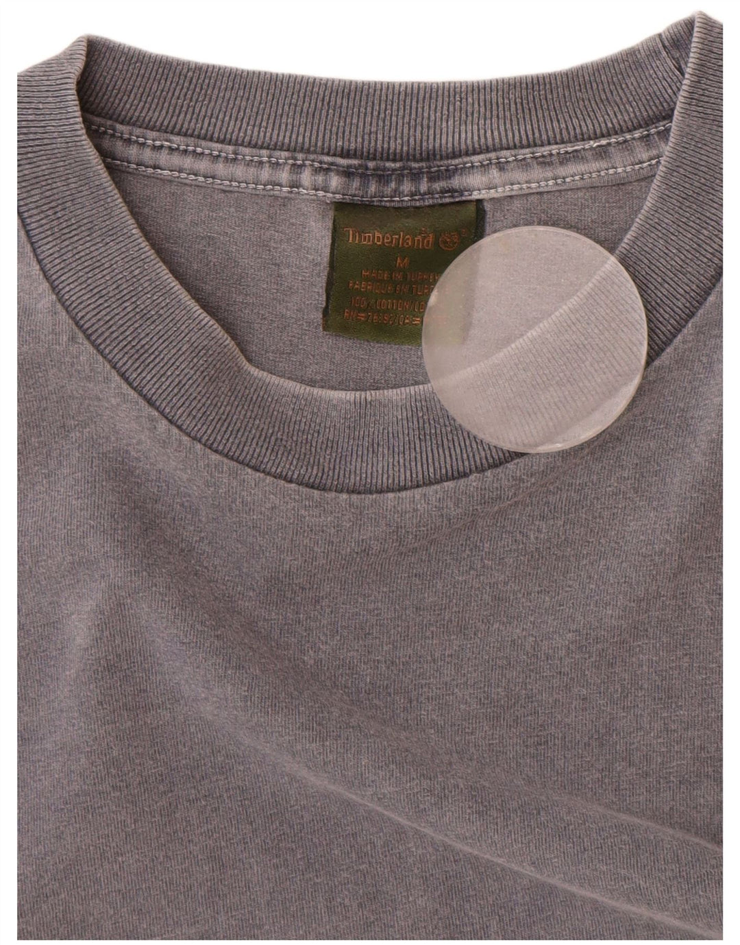 T-shirt męski Timberland, średnioszary, bawełniany