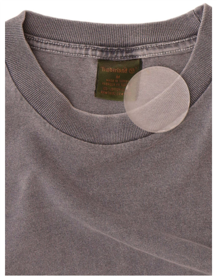 T-shirt męski Timberland, średnioszary, bawełniany