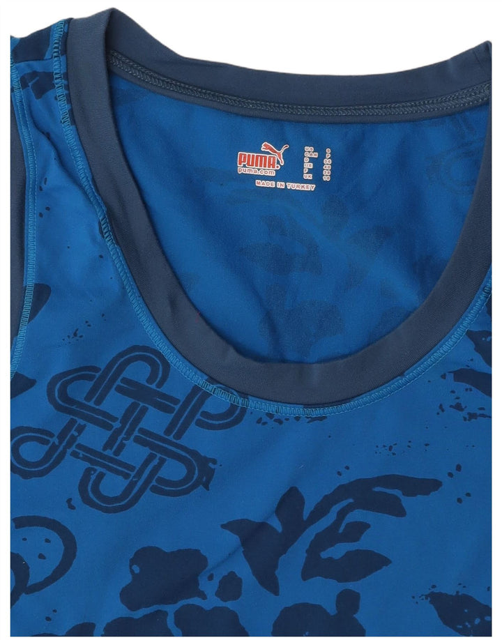 Damska kamizelka z grafiką PUMA Top UK 10 Small Blue Floral