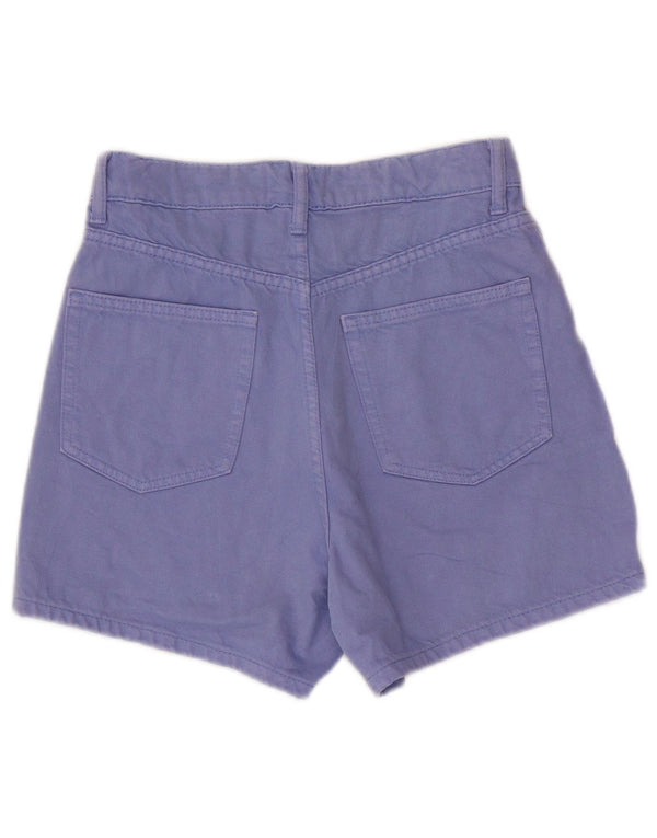 Damskie spodenki z wysokim stanem Zara EU 36 XS W26 Fioletowa bawełna