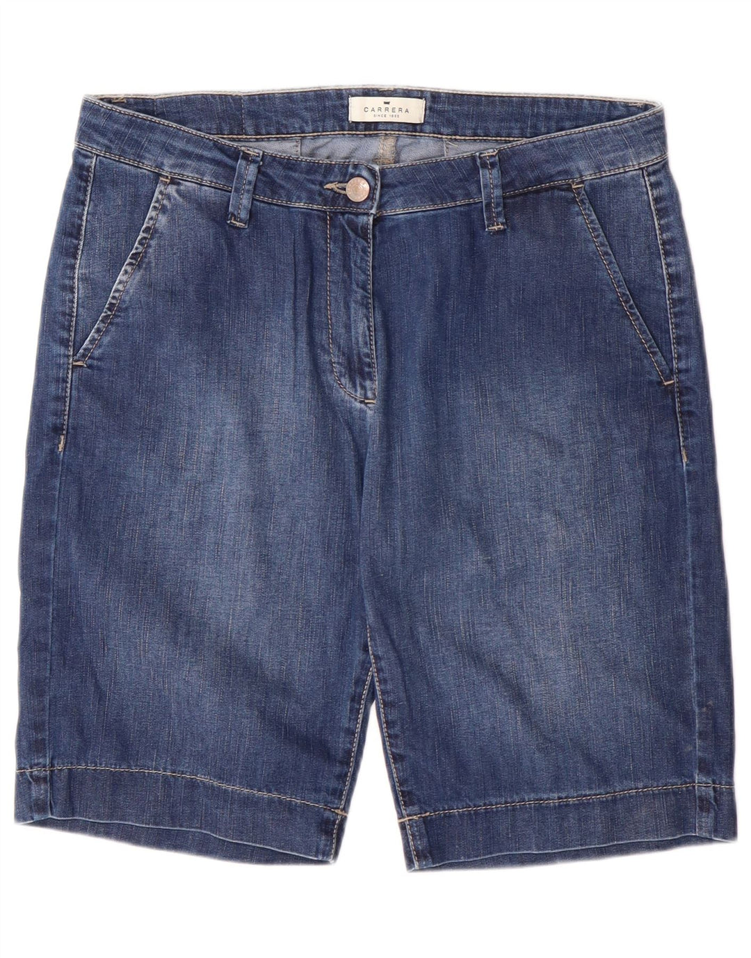Damskie spodenki jeansowe Carrera IT 44 Medium W30 Niebieskie bawełniane