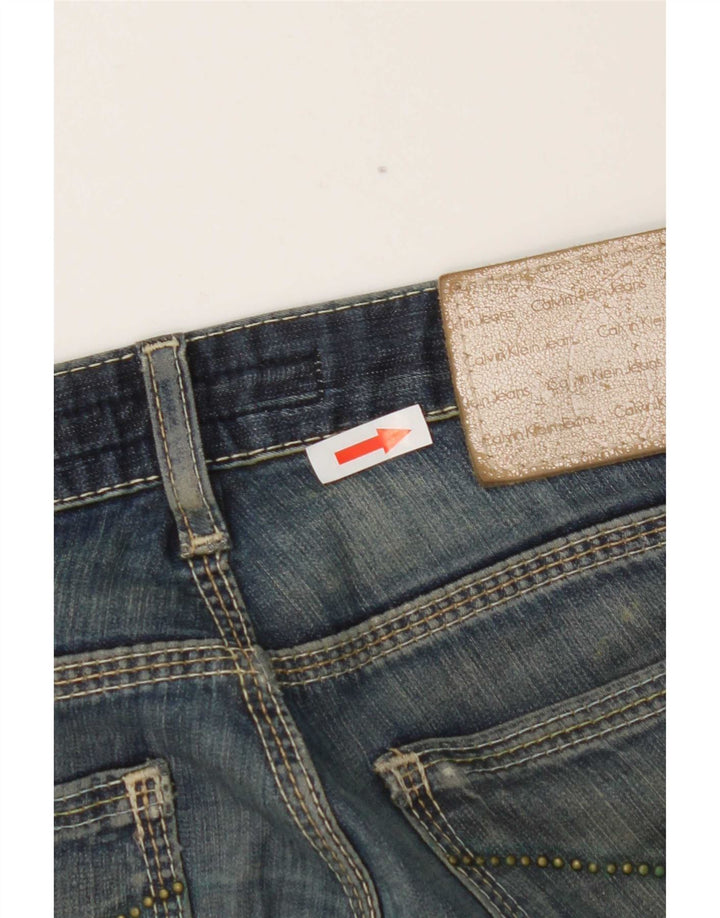 Damskie dżinsy Calvin Klein W26 L33 Niebieskie bawełniane
