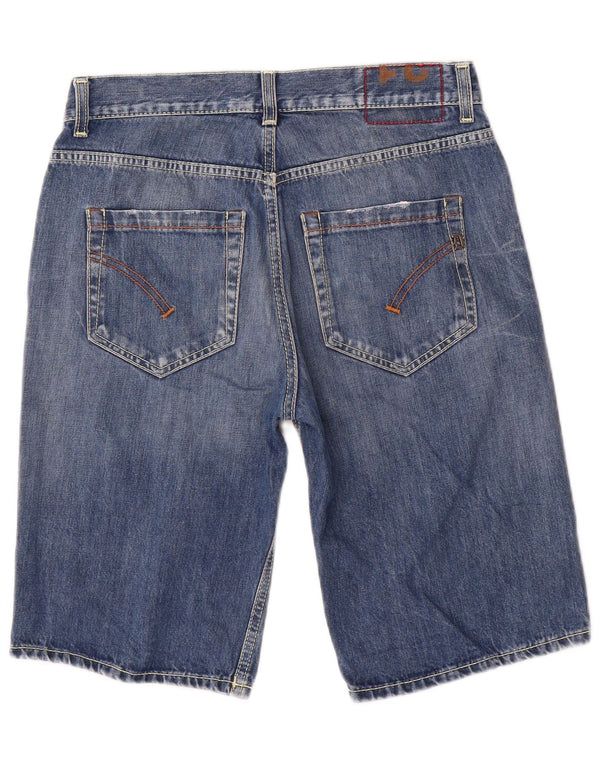 Dondup Mens Denim Shorts W31 Medium Blue Cotton