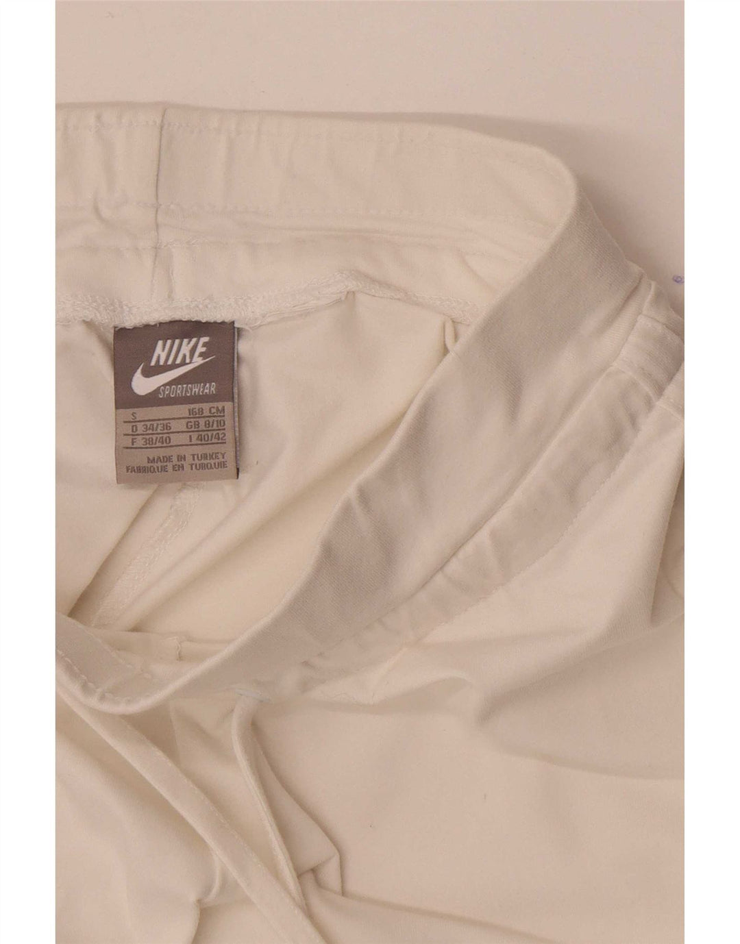 Damskie spodnie dresowe Nike UK 8/10 Małe Białe