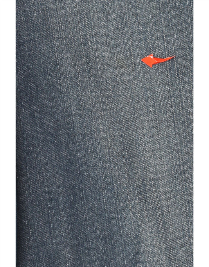 G-Star Męskie 3301 Proste dżinsy W38 L34 Niebieska bawełna