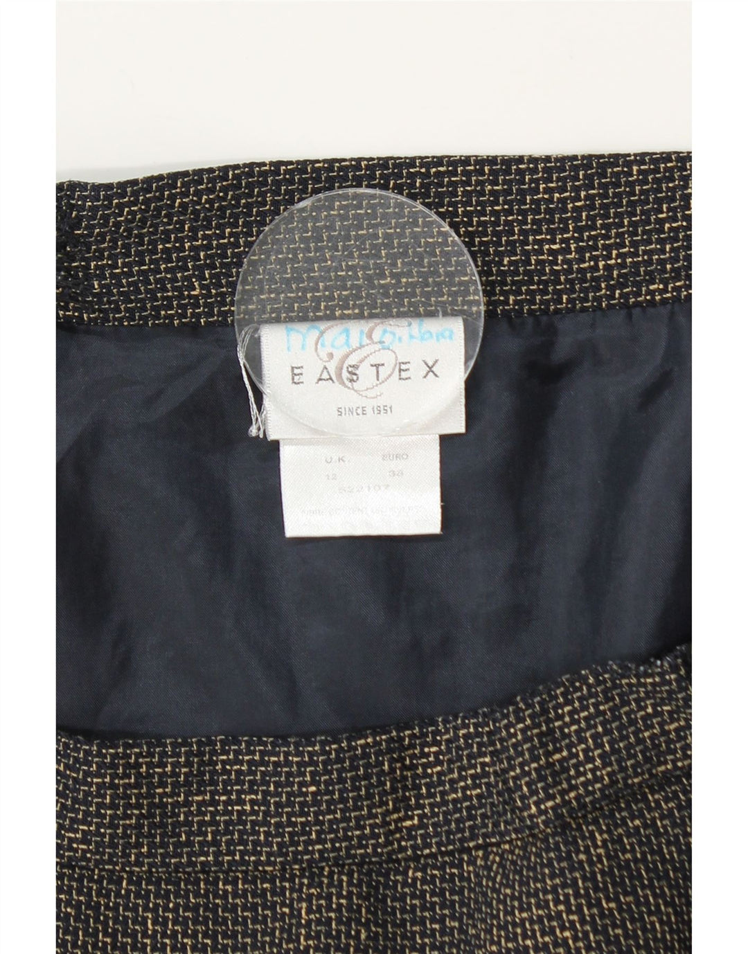 Spódnica damska Eastex UK 12 Medium W30 Granatowy poliester