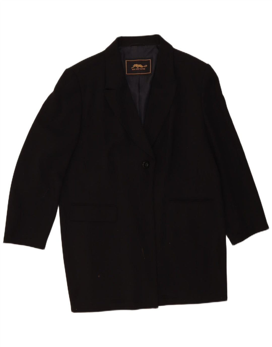 Płaszcz damski VINTAGE UK 14 Średni czarny