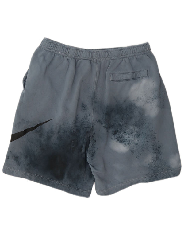 Męskie spodenki sportowe Nike Acid Wash 2XL, niebieskie, bawełniane w cętki
