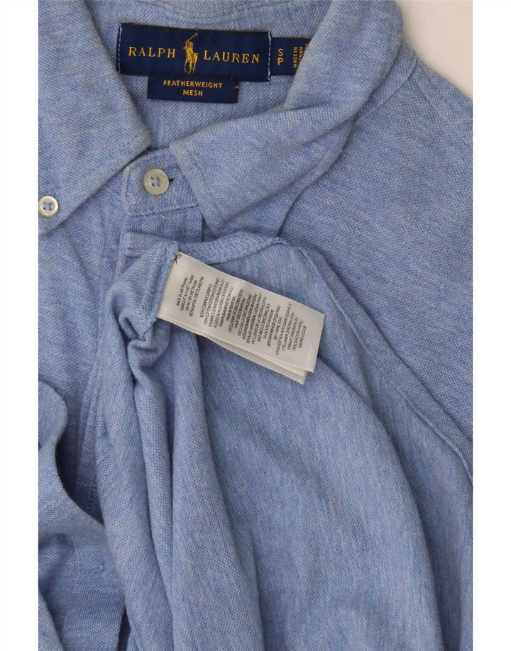 Koszula męska Ralph Lauren, mała, niebieska, bawełniana