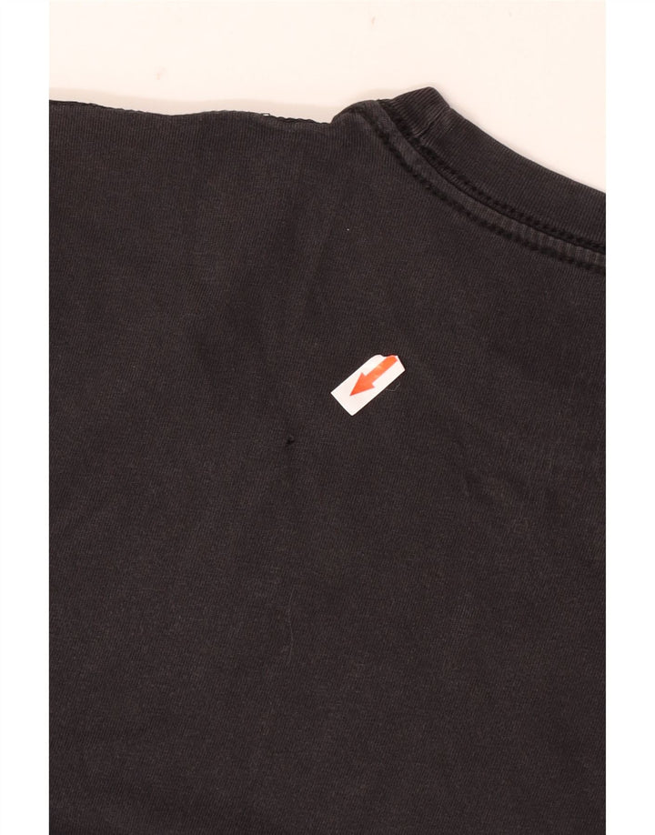 Męski T-shirt Nike o regularnym kroju z grafiką, średni czarny, bawełniany
