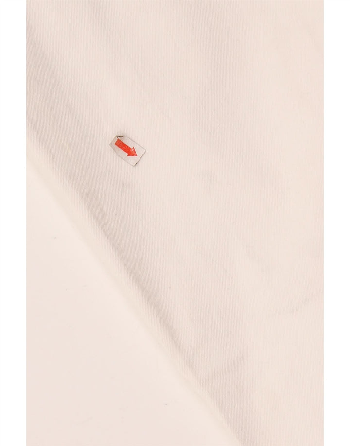 Damskie jeansy skinny ze średnim stanem TOMMY HILFIGER W25 L25 Biała bawełna