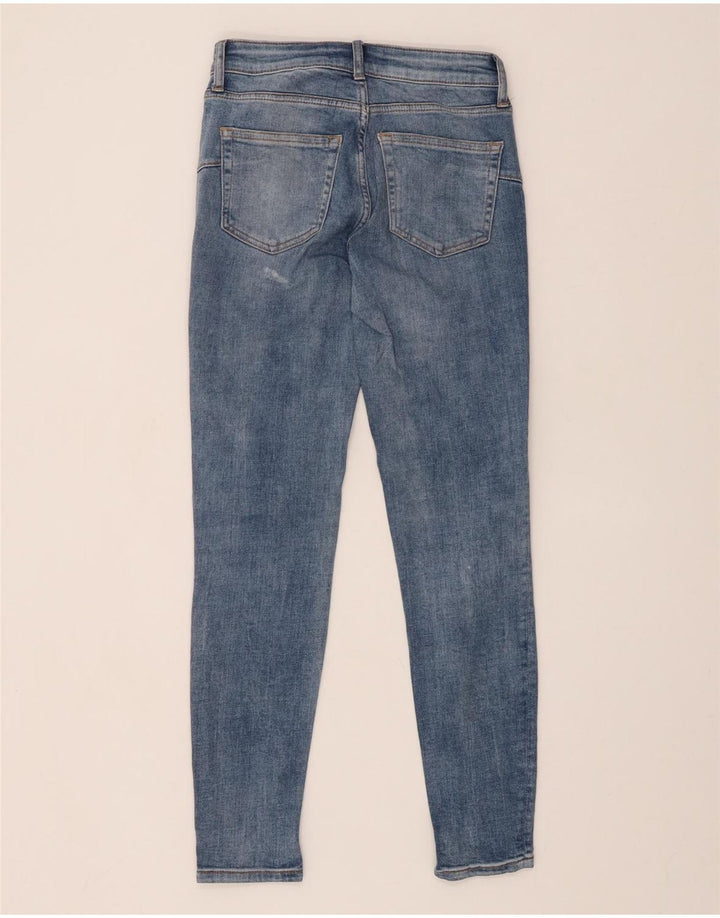 Damskie jeansy obcisłe ZARA EU 34 2XS W24 L27 Niebieskie, bawełniane