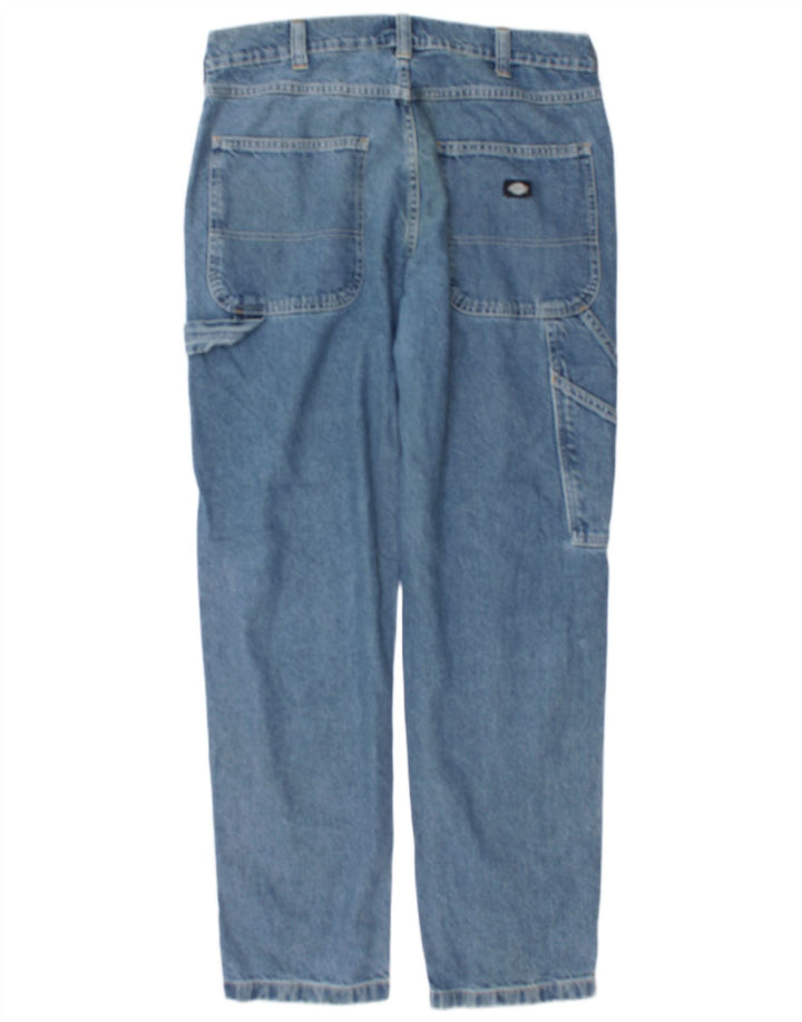 Męskie jeansy Dickies Cargo zwężane W33 L32, niebieska bawełna