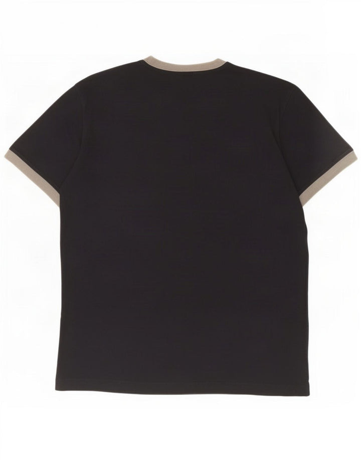 Męski T-shirt Lee, duży, czarny, bawełniany