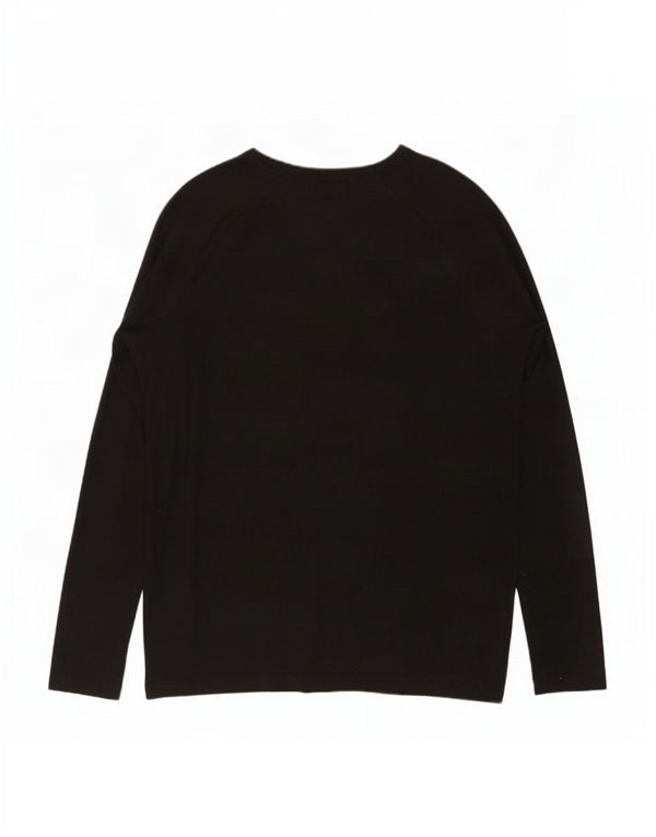 Damski top oversize z długim rękawem Zara UK 10 Small Black
