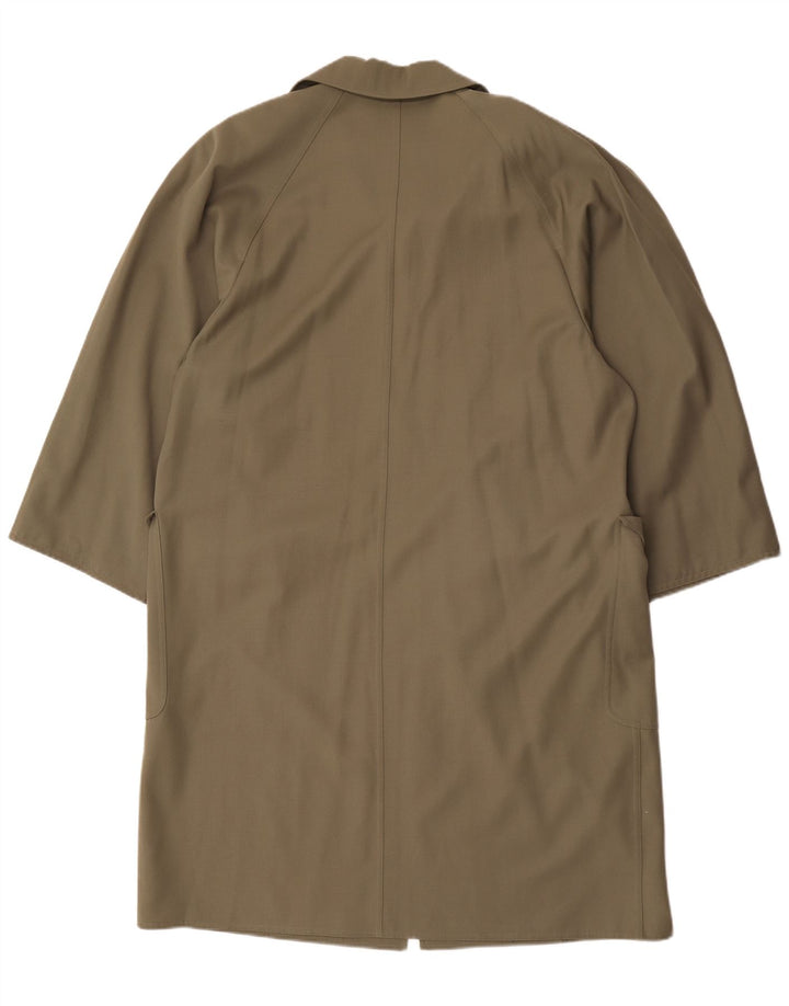 Max Mara Damski płaszcz oversize UK 14, duża wełna khaki