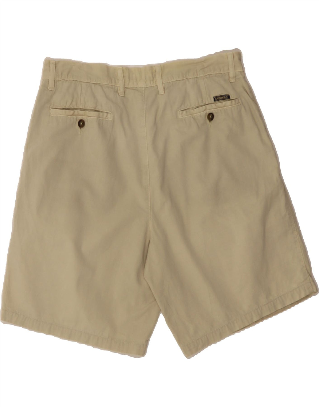 CARRERA Mens Pegged Chino Shorts W34 Large  Beige Cotton Vintage Carrera and Second-Hand Carrera from Messina Hembry 