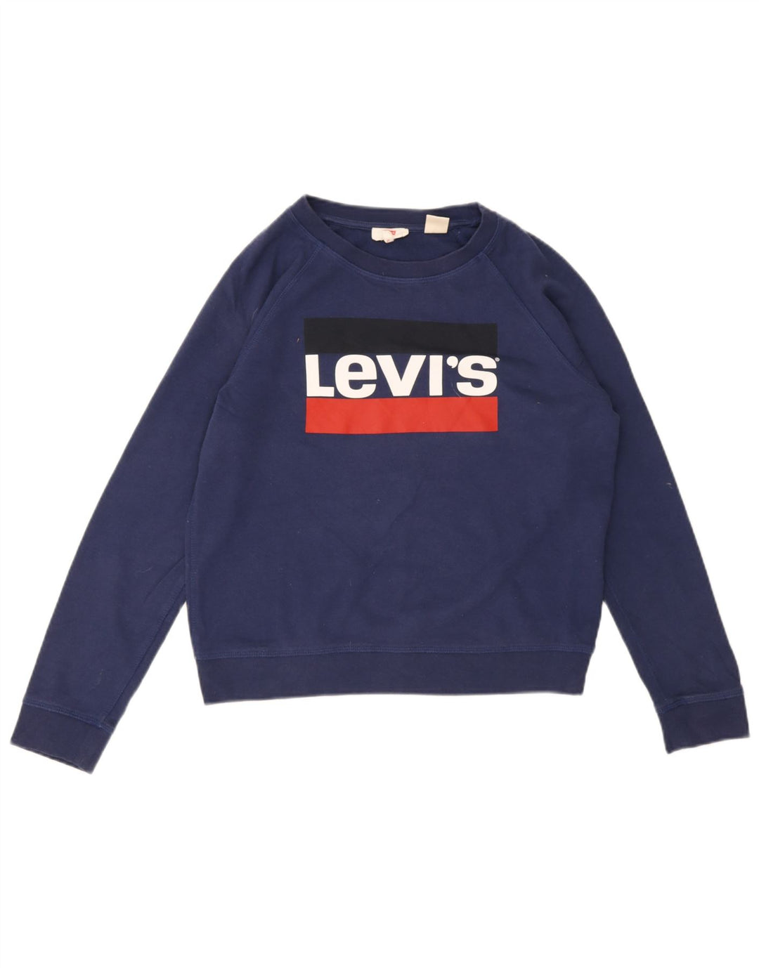 Damska bluza Levi's Graphic Jumper UK 14 Średni granatowy, bawełniany