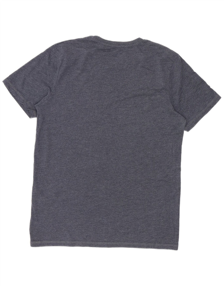 T-shirt męski Jack & Jones, średni, granatowy, bawełniany