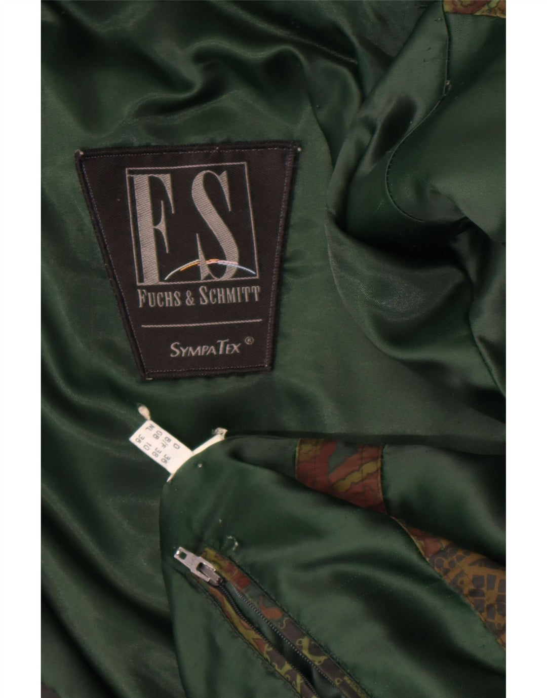 Damska kurtka wiatrówka FUCHS & SCHMITT UK 10 Small Green Paisley