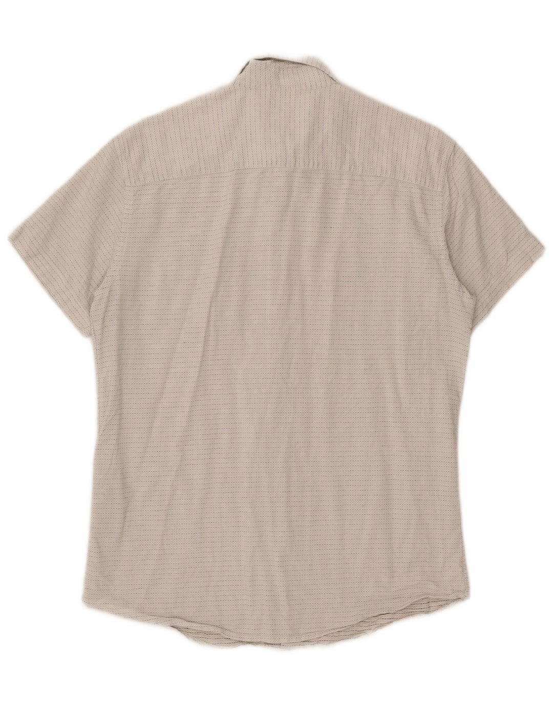 Męska koszula z krótkim rękawem Jack & Jones, bawełniana w kolorze złamanej bieli, w cętki