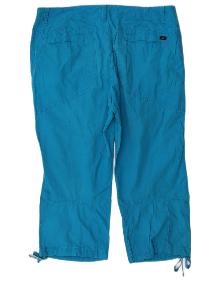 Spodnie damskie KAPPA Perfect Fit Straight Capri IT 48 XL W34 L20 Niebieskie