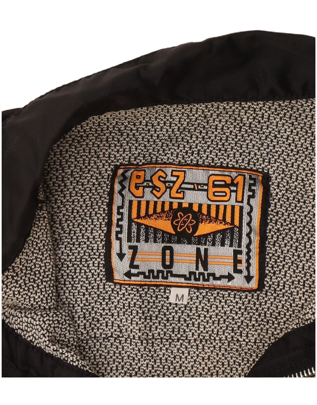 Męska koszulka polo ZONE z długim rękawem i grafiką, w kolorze średnioszarym