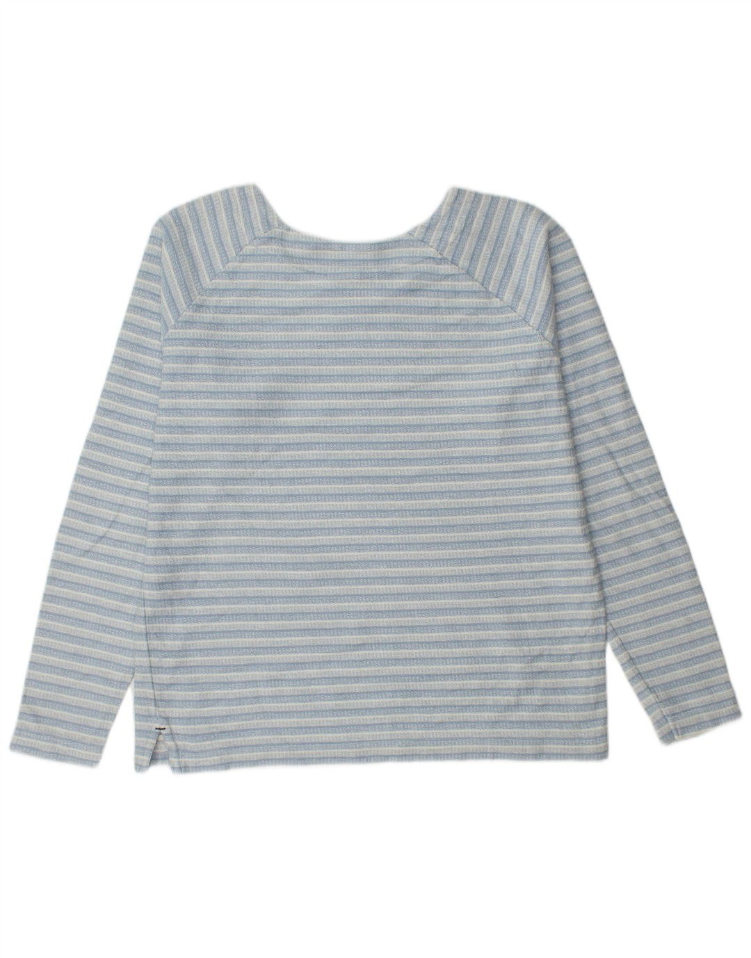 Damska bluza Weird Fish UK 14, duża, bawełniana w niebieskie paski