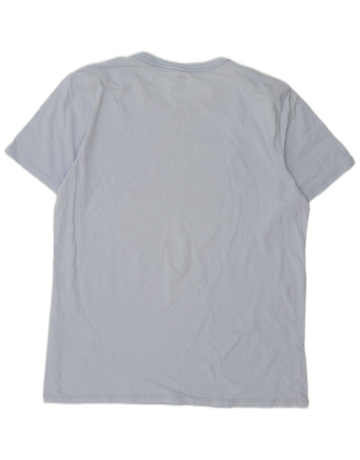 Męski T-shirt z grafiką Levi's, duży, niebieski, bawełniany