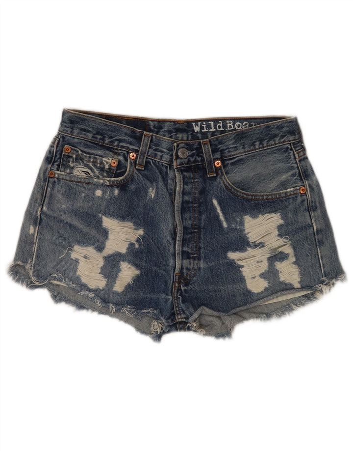 Damskie spodenki jeansowe Levi's 501 w trudnej sytuacji W31, średni niebieski
