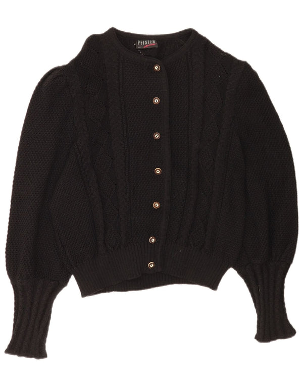 Sweter damski Pfister EU 46 XL, czarna dziewicza wełna