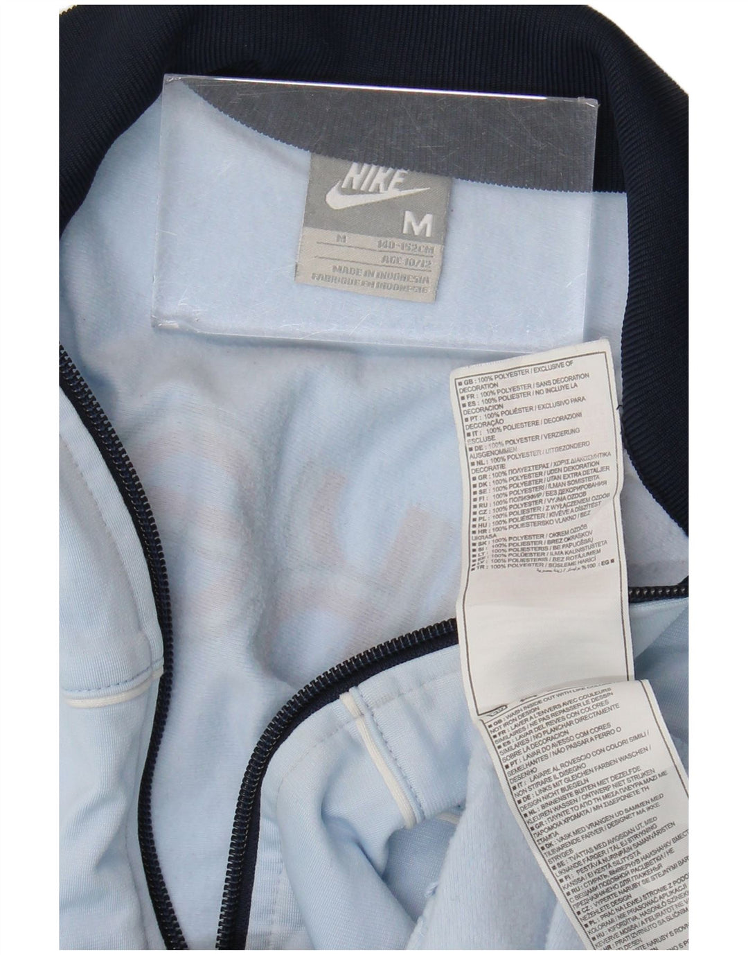 Kurtka dziewczęca Nike Graphic Tracksuit Top 10-11 lat, średni niebieski, blok kolorów