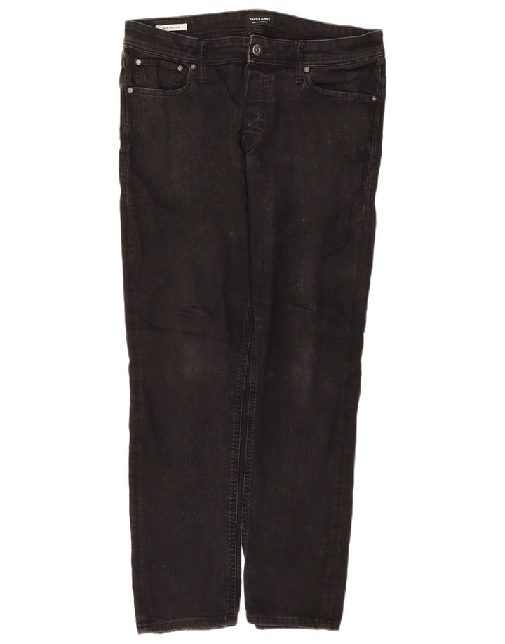 Męskie jeansy Jack & Jones GLENN Slim W34 L32 Szara bawełna