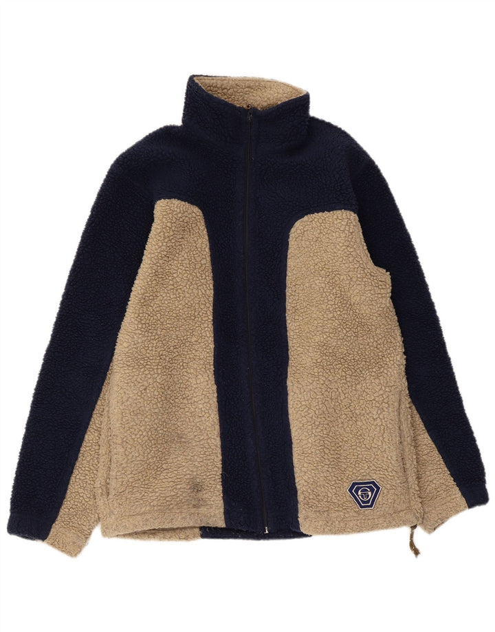 Męska kurtka polarowa Sergio Tacchini UK 38 w kolorze średnioniebieskim