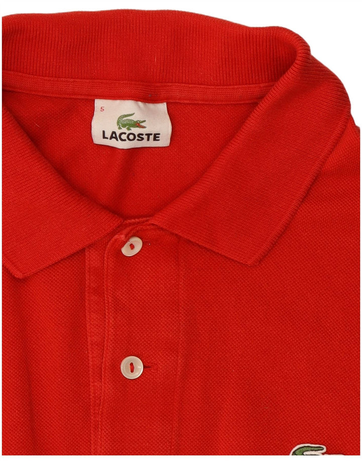 Męska koszulka polo Lacoste, rozmiar 5, duża czerwona