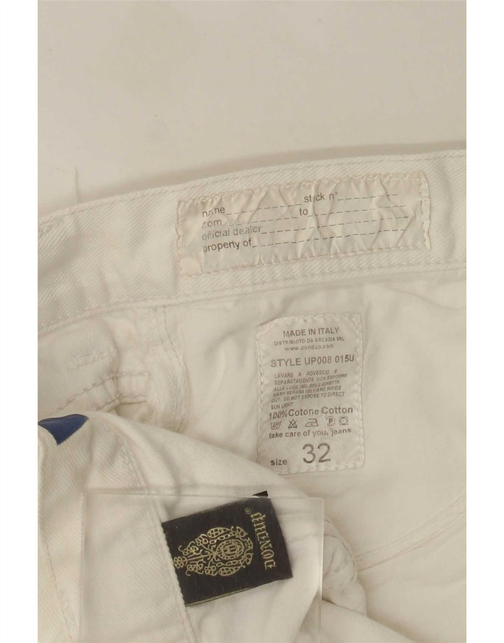 Dżinsy damskie Dondup W32 L29 Biała bawełna