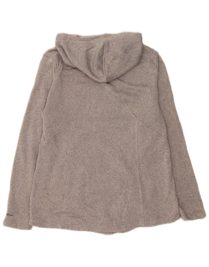 Damski sweter z kapturem i zamkiem Eddie Bauer UK 18 XL Szary poliester