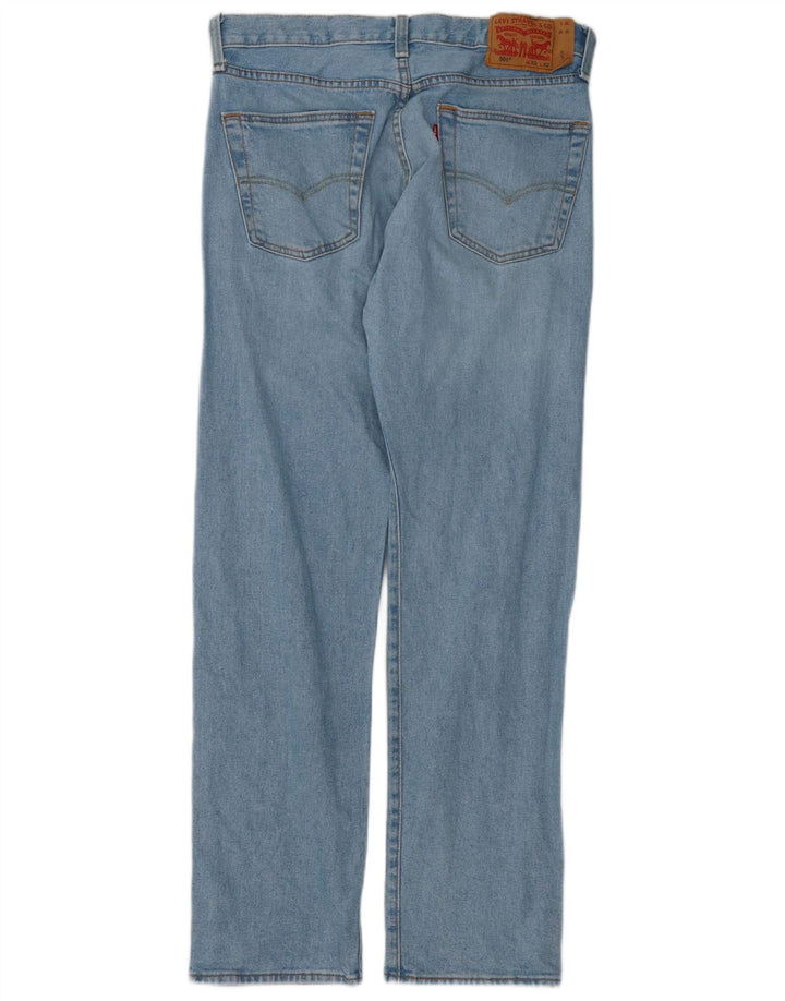 Męskie jeansy Levi's 501 Straight W32 L32 Niebieskie bawełniane