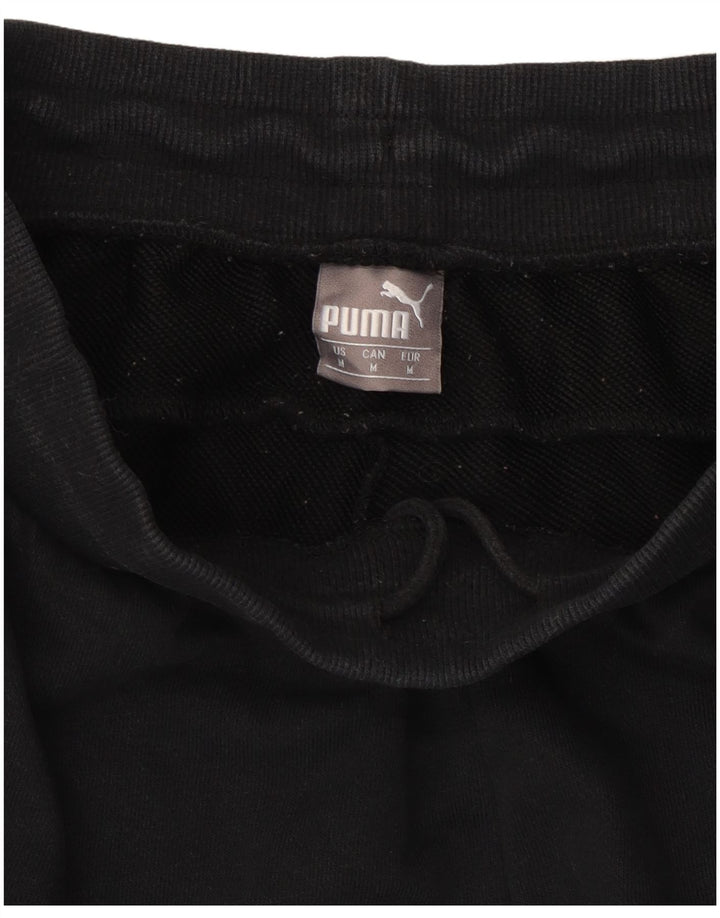 Męskie spodnie dresowe PUMA z grafiką, średnia czerń