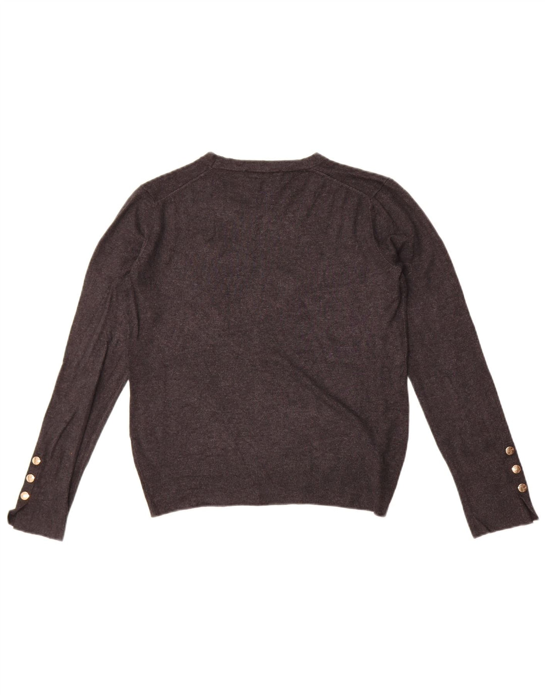 Sweter damski Zara z okrągłym dekoltem UK 14, duży, szary