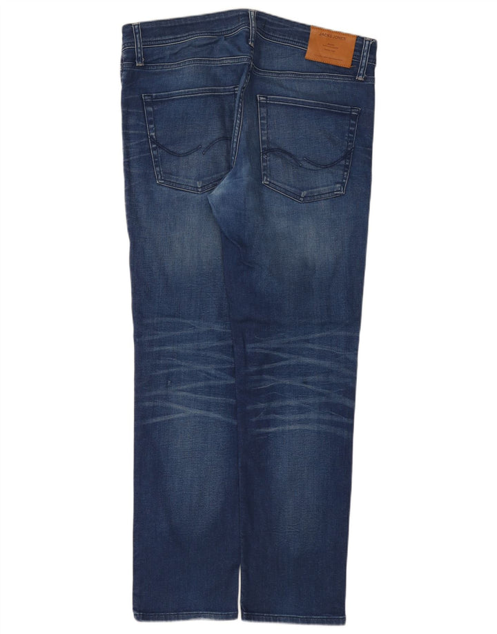 Męskie jeansy slim fit Jack & Jones W34 L30 Niebieskie