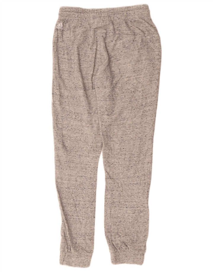 Damskie spodnie dresowe ADIDAS Joggers UK 8/10 Małe szare nakrapiane
