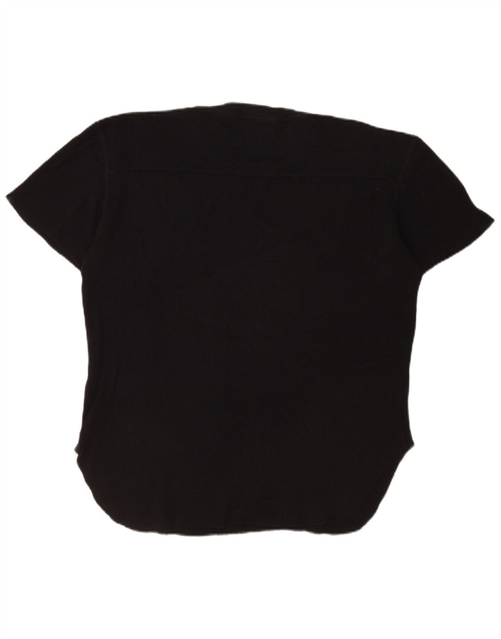 T-shirt męski Zara, duży, czarny, bawełniany