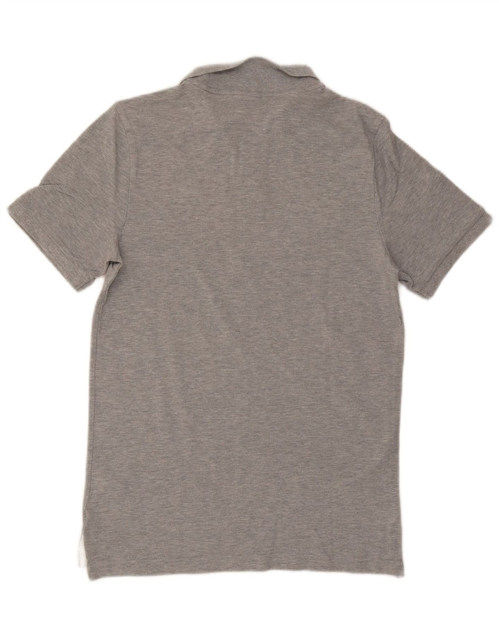 Męska koszulka polo Nike, mała, szara, bawełniana w plamki